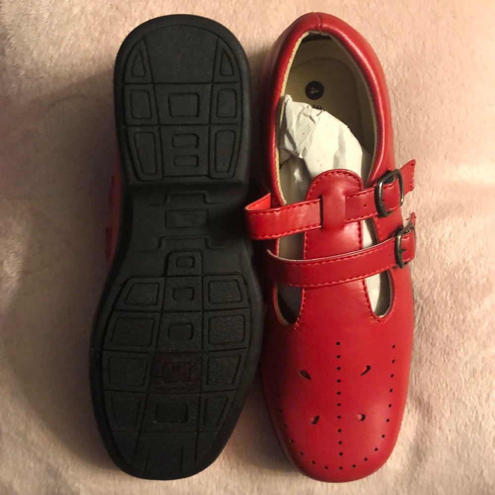 Girls Double Strap Shoe